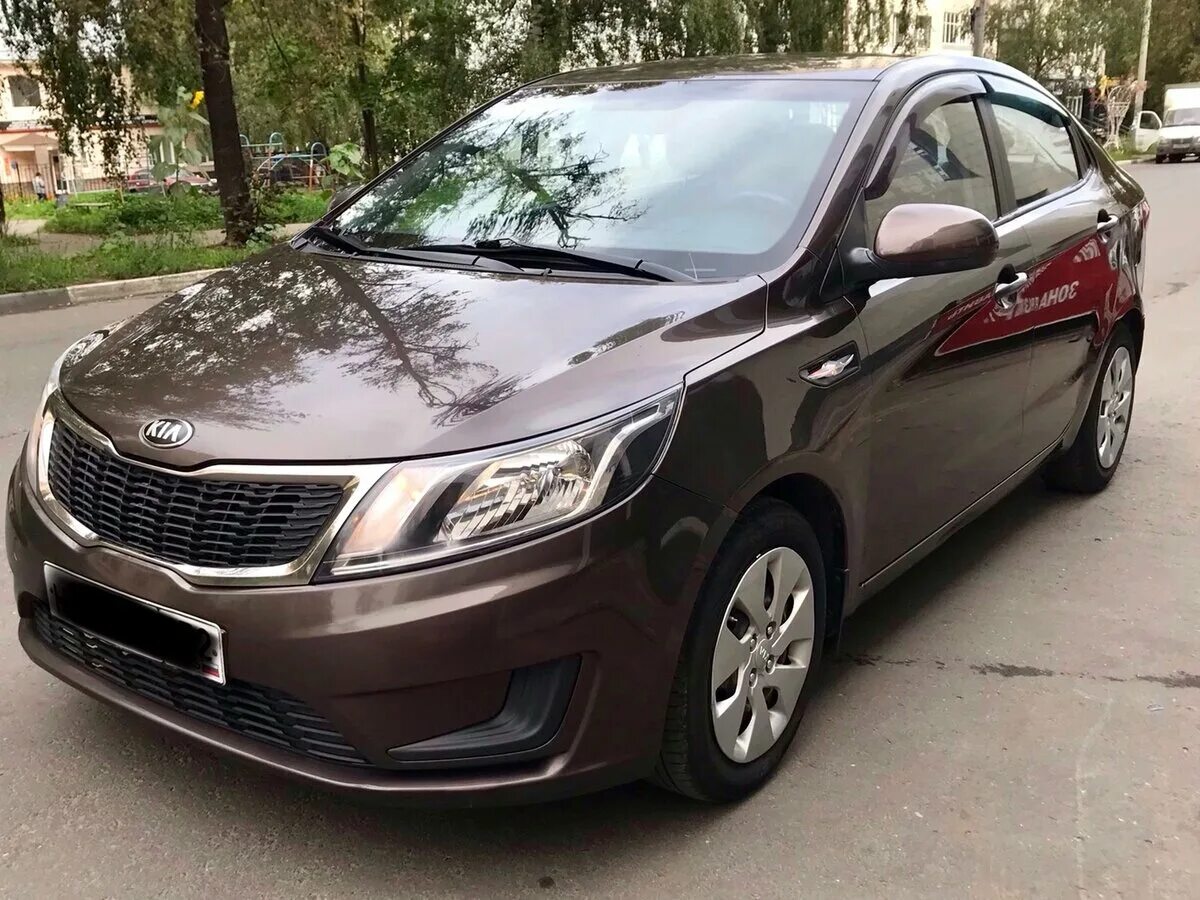 Киа рио коричневый фото Купить б/у Kia Rio III 1.4 MT (107 л.с.) бензин механика в Нижнем Новгороде: кор