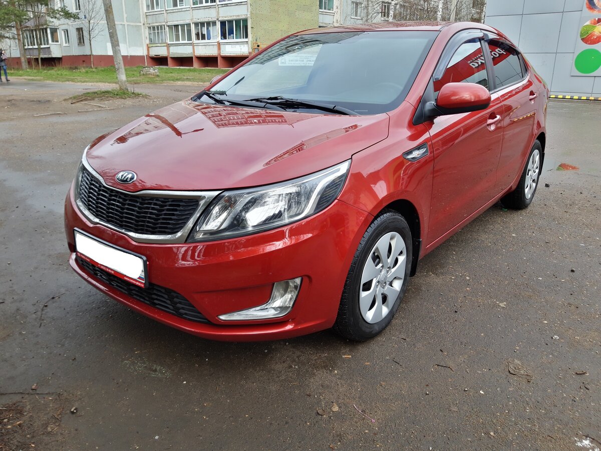 Киа рио красная фото Купить б/у Kia Rio III 1.4 MT (107 л.с.) бензин механика в Твери: красный Киа Ри