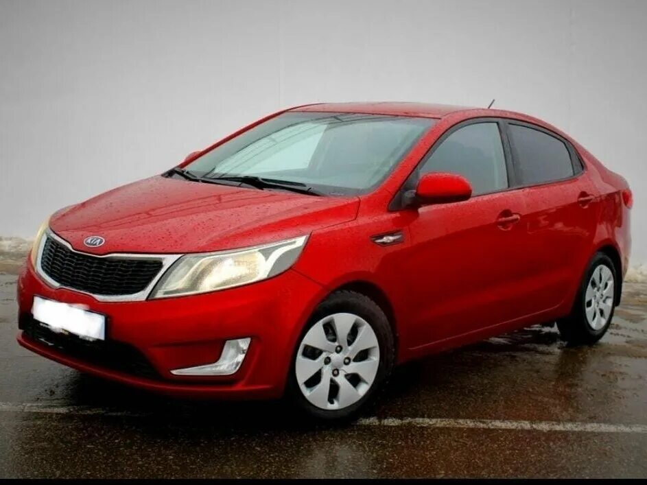 Киа рио красная фото Купить б/у Kia Rio III 5-speed 1.6 MT (123 л.с.) бензин механика в Екатеринбурге