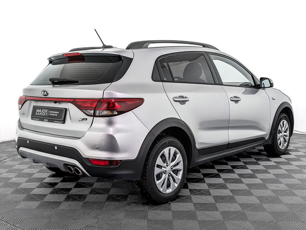 Киа рио лайн фото цена Купить б/у Kia Rio IV X-Line 1.6 AT (123 л.с.) бензин автомат в Москве: серебрис