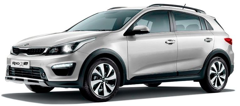 Киа рио лайн фото цена Лекала (раскрои) и выкройки на Хетчбек KIA Rio X-Line 2017 Стойки лобового стекл