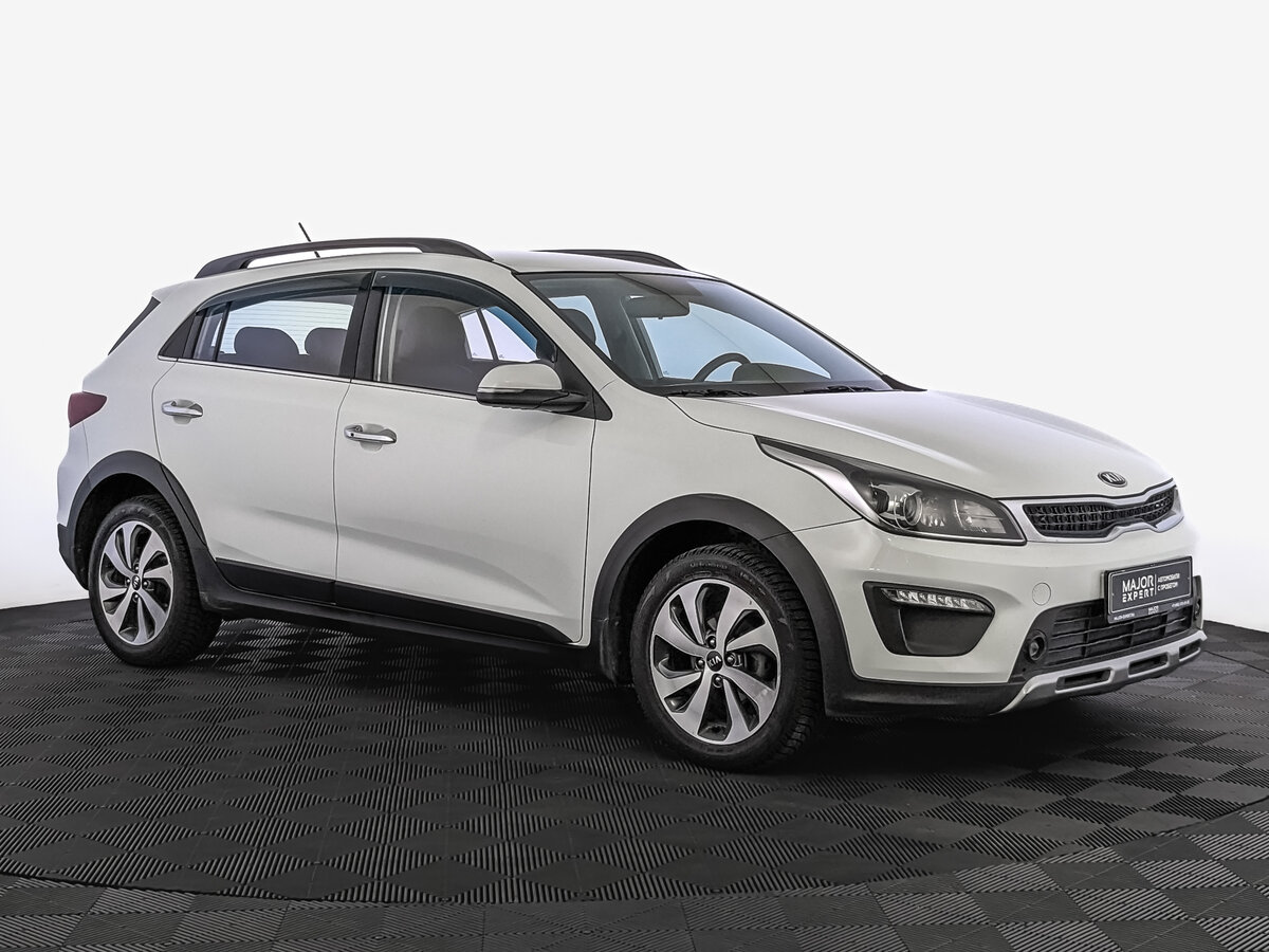 Киа рио лайн фото цена Купить б/у Kia Rio IV X-Line 1.6 AT (123 л.с.) бензин автомат в Москве: белый Ки