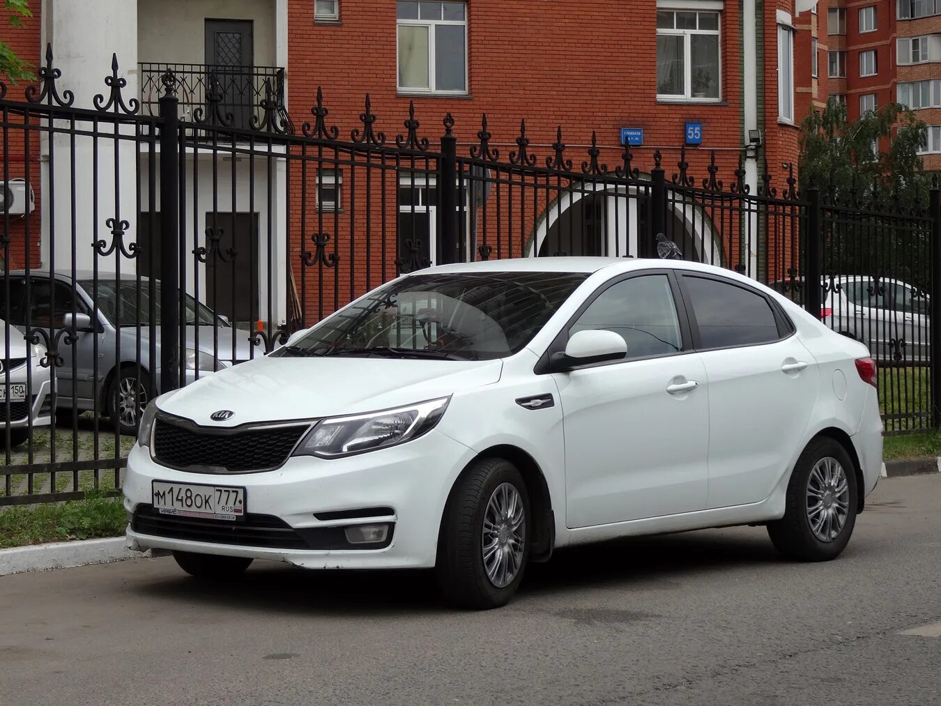 Киа рио москва цена фото "м 148 ок 777" фото Kia Rio. Россия