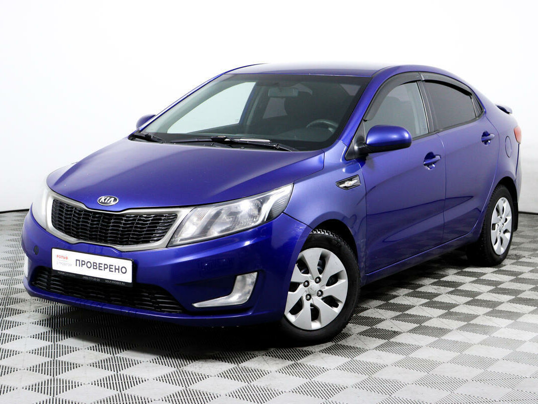 Киа рио москва цена фото Купить б/у Kia Rio III 5-speed 1.6 MT (123 л.с.) бензин механика в Москве: синий