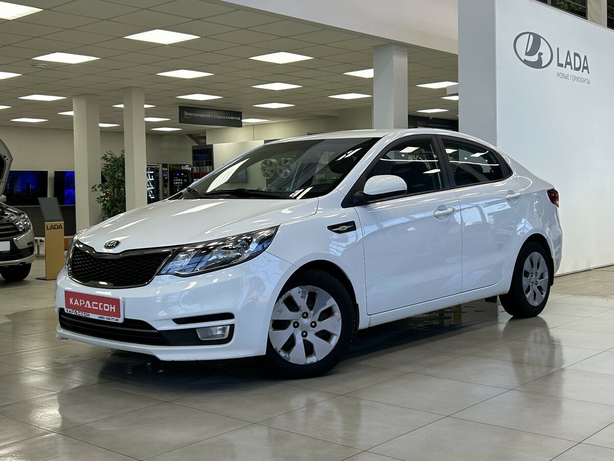 Киа рио москва цена фото Купить б/у Kia Rio III Рестайлинг 1.6 AT (123 л.с.) бензин автомат в Москве: бел
