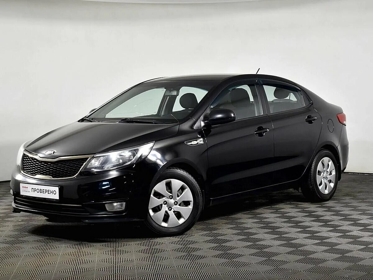 Киа рио москва цена фото Купить б/у Kia Rio III Рестайлинг 1.6 AT (123 л.с.) бензин автомат в Москве: чёр