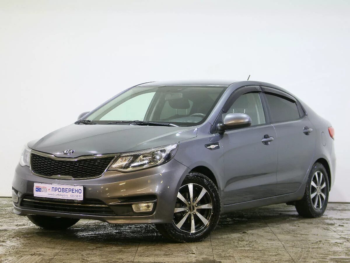 Киа рио новый купить фото Купить б/у Kia Rio IV 1.6 AT (123 л.с.) бензин автомат в Санкт-Петербурге: серый