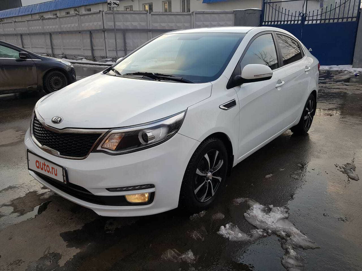 Киа рио отзывы фото Купить б/у Kia Rio III Рестайлинг 1.6 AT (123 л.с.) бензин автомат в Москве: бел