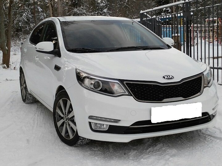 Киа рио премиум фото Купить б/у Kia Rio III Рестайлинг 1.6 AT (123 л.с.) бензин автомат в Самаре: бел