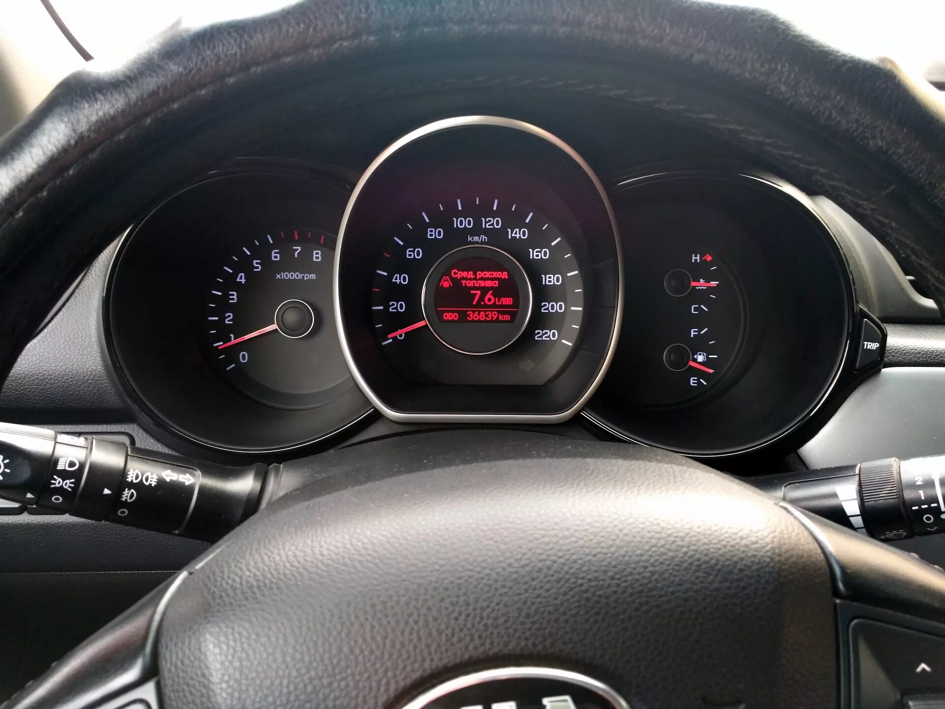 Киа рио приборная панель фото Приборная панель Super Vision - KIA Rio (3G), 1,6 л, 2015 года стайлинг DRIVE2