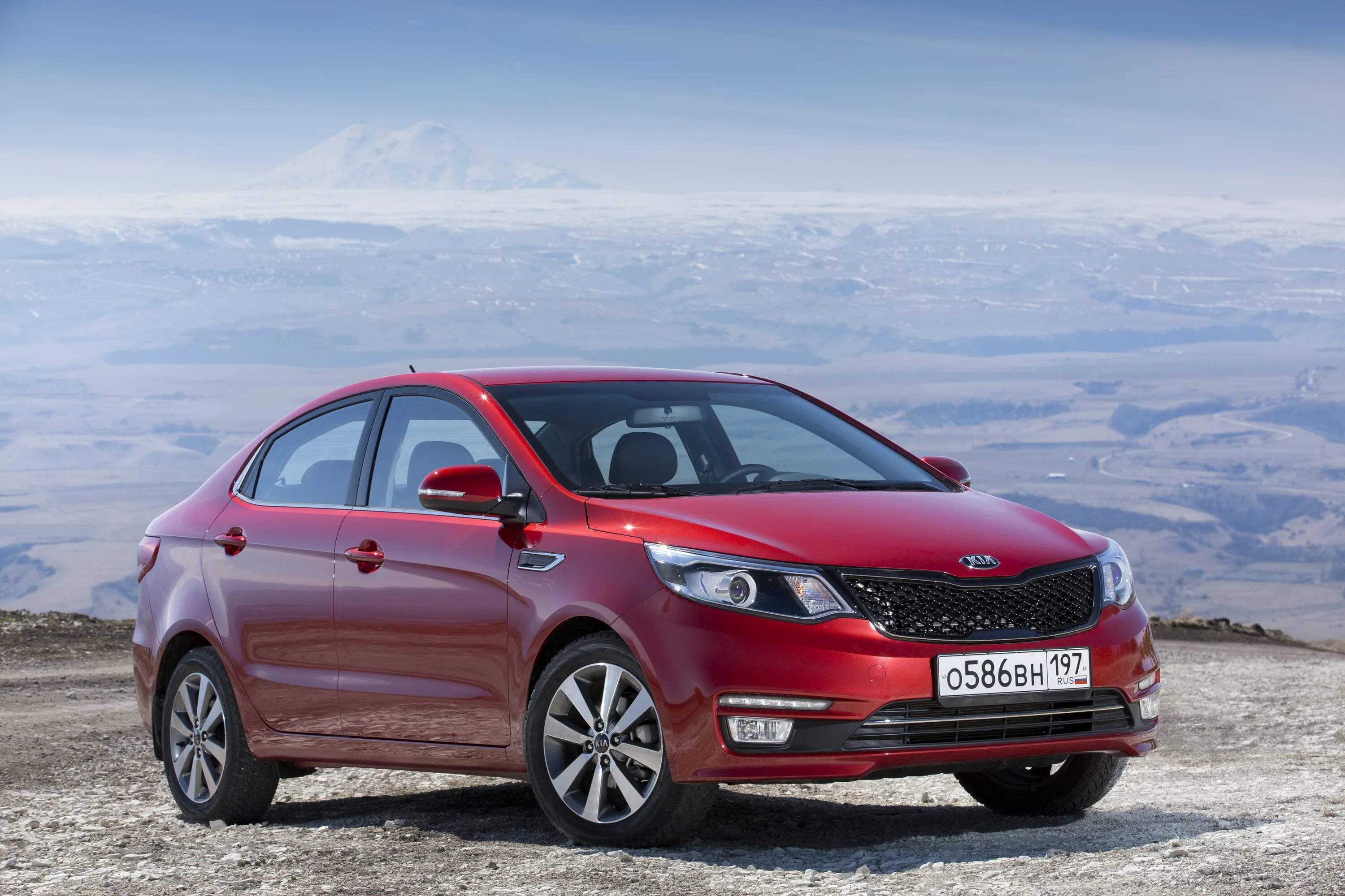 Киа рио седан фото Kia Rio 3 поколение рестайлинг (2015 - 2017) Седан 1.6 MT (123 л.с.) - техническ