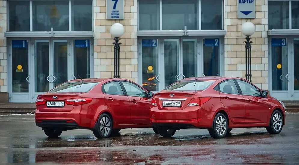 Киа рио солярис фото Киа Рио или Хендай Солярис: что лучше? Сравнение Hyundai Solaris против Kia Rio 