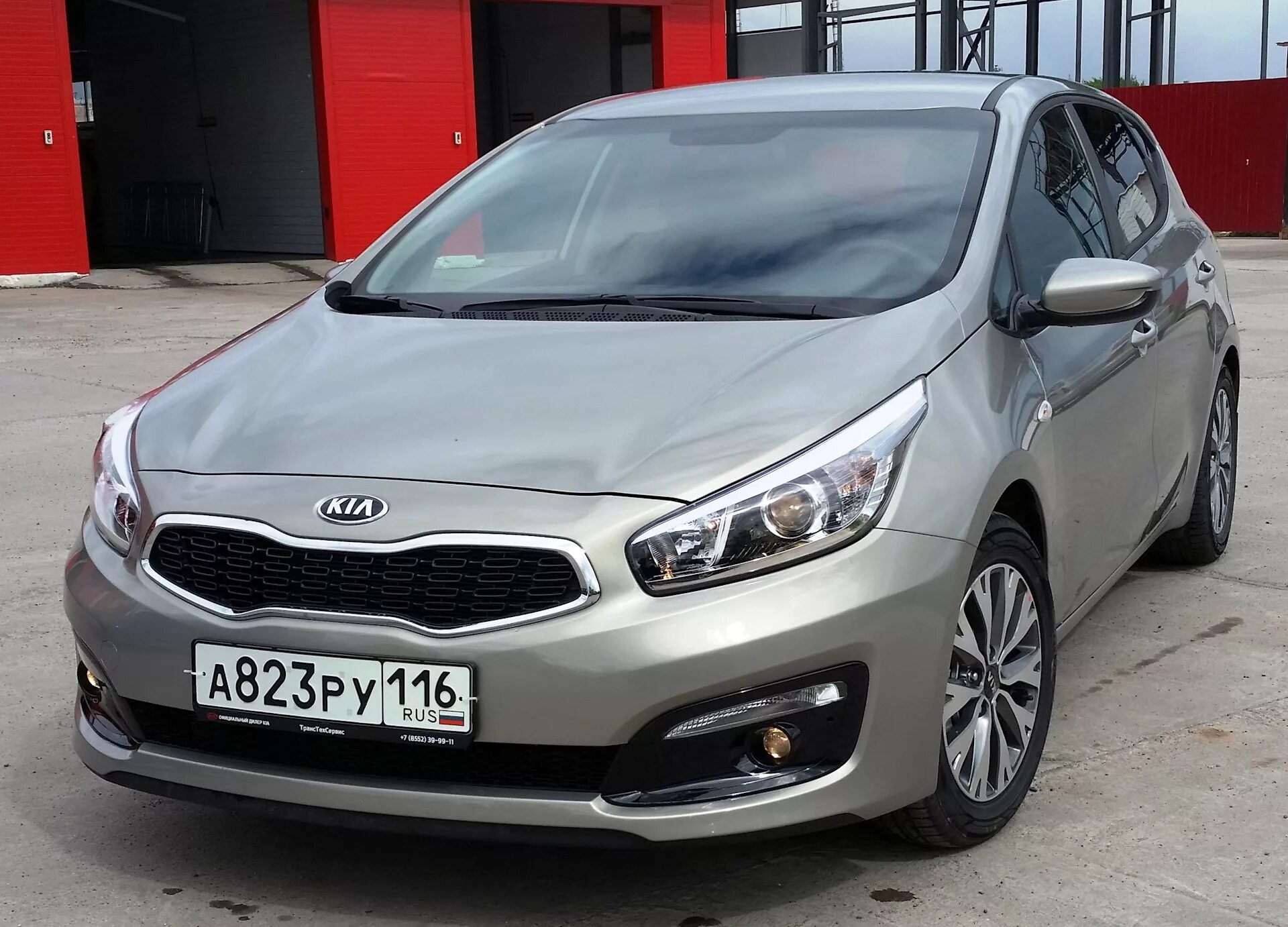 Киа с5 фото Получил номера - KIA Ceed (2G), 1,6 л, 2017 года страхование DRIVE2