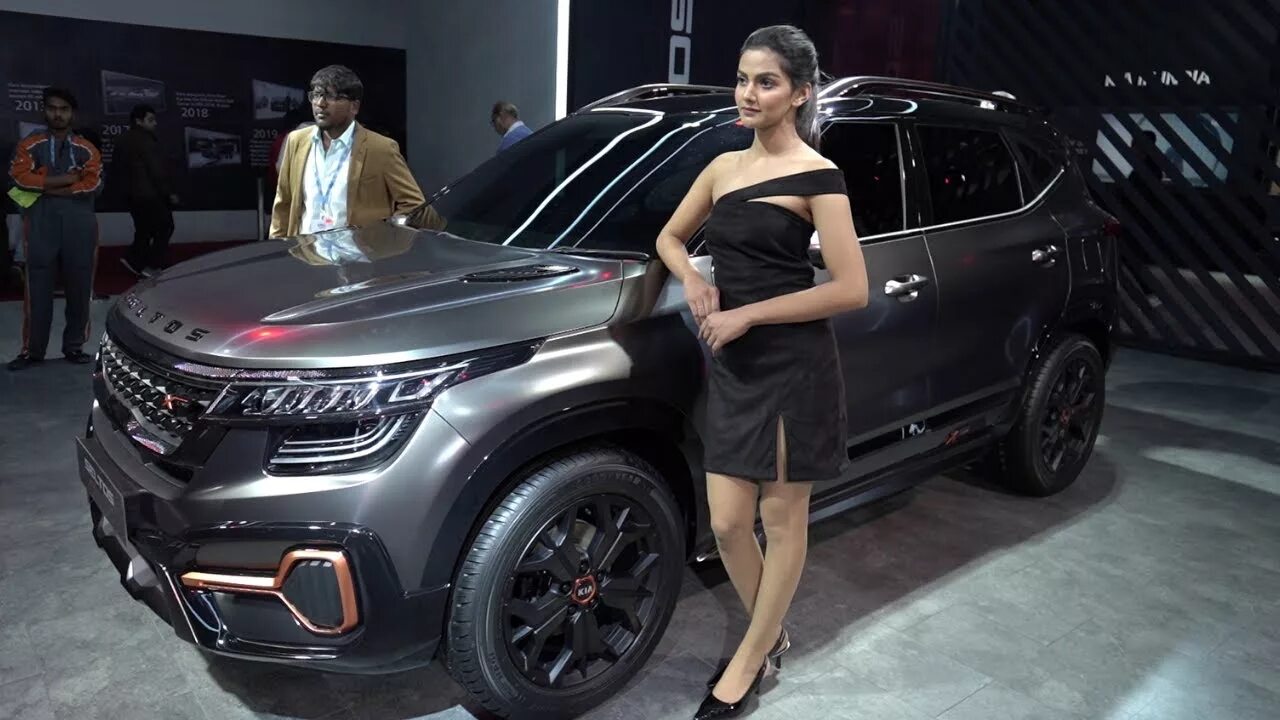 Киа сантос фото Kia Seltos X-Line Concept: Auto Expo 2020 - YouTube
