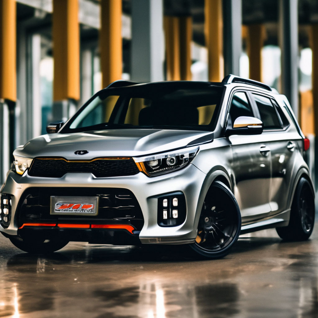 Киа сантос фото "KIA Roll Santos in tuning" - image created in Shedevrum