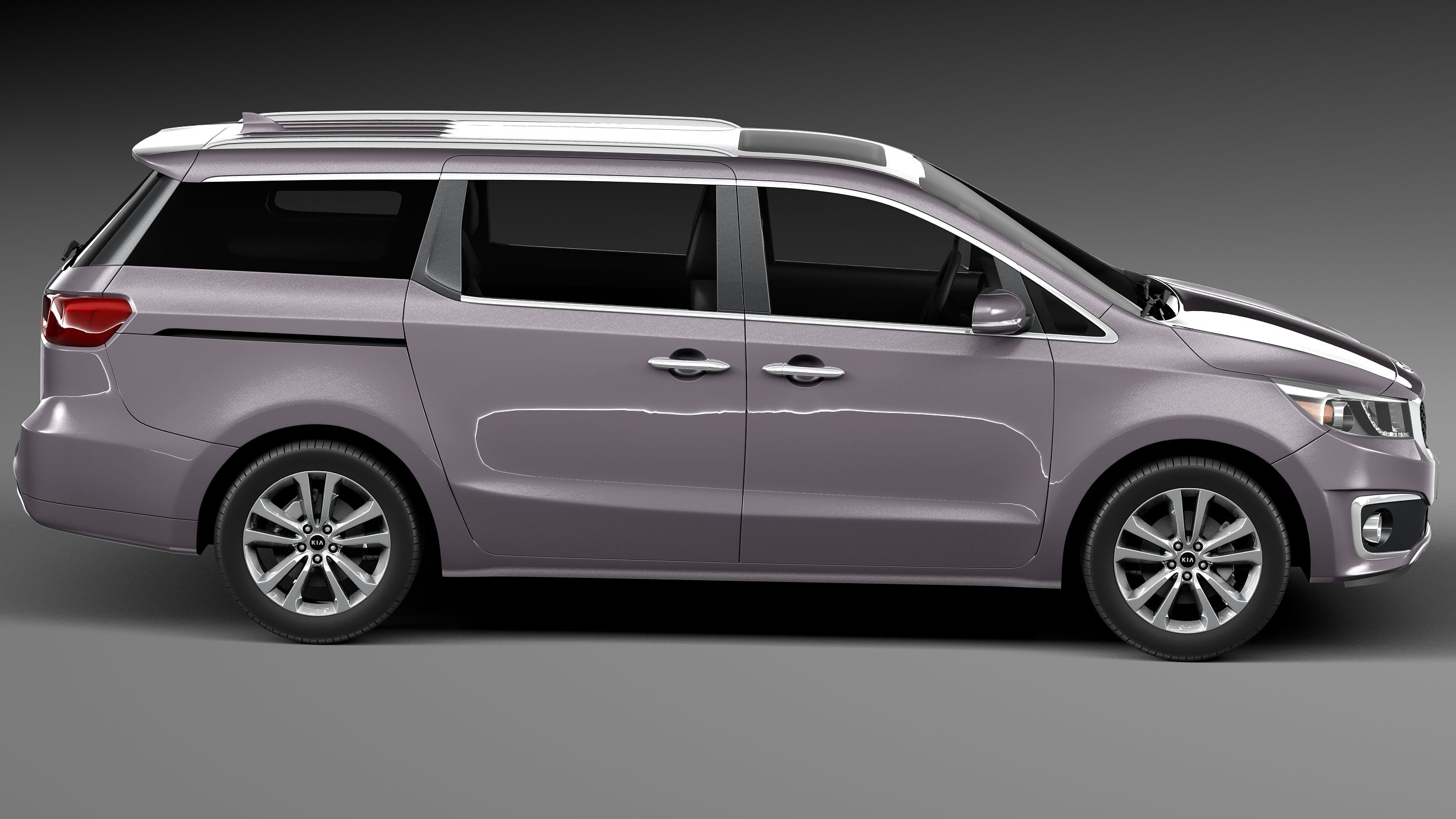 Киа седона фото Kia Sedona 2015 3D Model $129 - .3ds .c4d .fbx .lwo .max .obj - Free3D