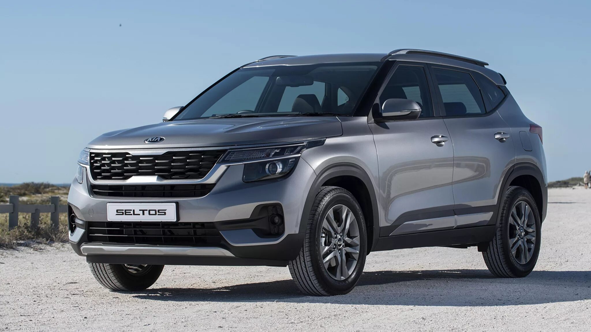 Киа сельос цена 2024 фото Фотографии Киа CUV Kia Seltos EX 2020 серые Металлик 2048x1152