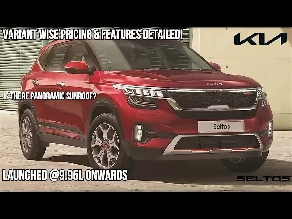 Киа seltos фото 2021 Kia Seltos Launched In India Variant Wise Pricing & Features Detailed - You