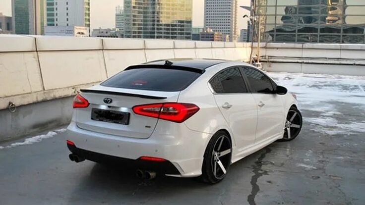 Киа серато тюнинг ASIAN AUTO DIGEST: New Kia K3 Cerato Forte Modified Bodykit Kia rio sedan, Kia, 