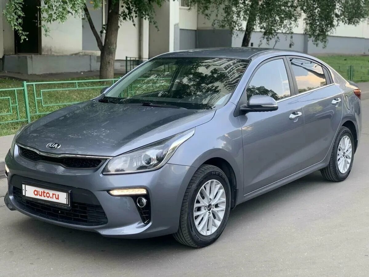 Киа серая фото Купить б/у Kia Rio IV 1.6 AT (123 л.с.) бензин автомат в Нижнем Новгороде: серый