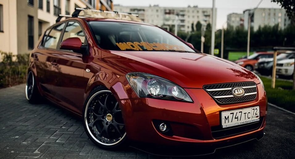 Киа сид 1.6 автомат тюнинг БАГАЖНИК И ФЕЙРИНГ (Продан) - KIA Ceed (1G), 1,6 л, 2009 года аксессуары DRIVE2