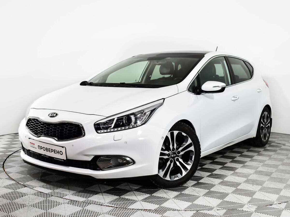 Киа сид 2013 год фото Купить б/у Kia Ceed II 1.6 AT (129 л.с.) бензин автомат в Санкт-Петербурге: белы