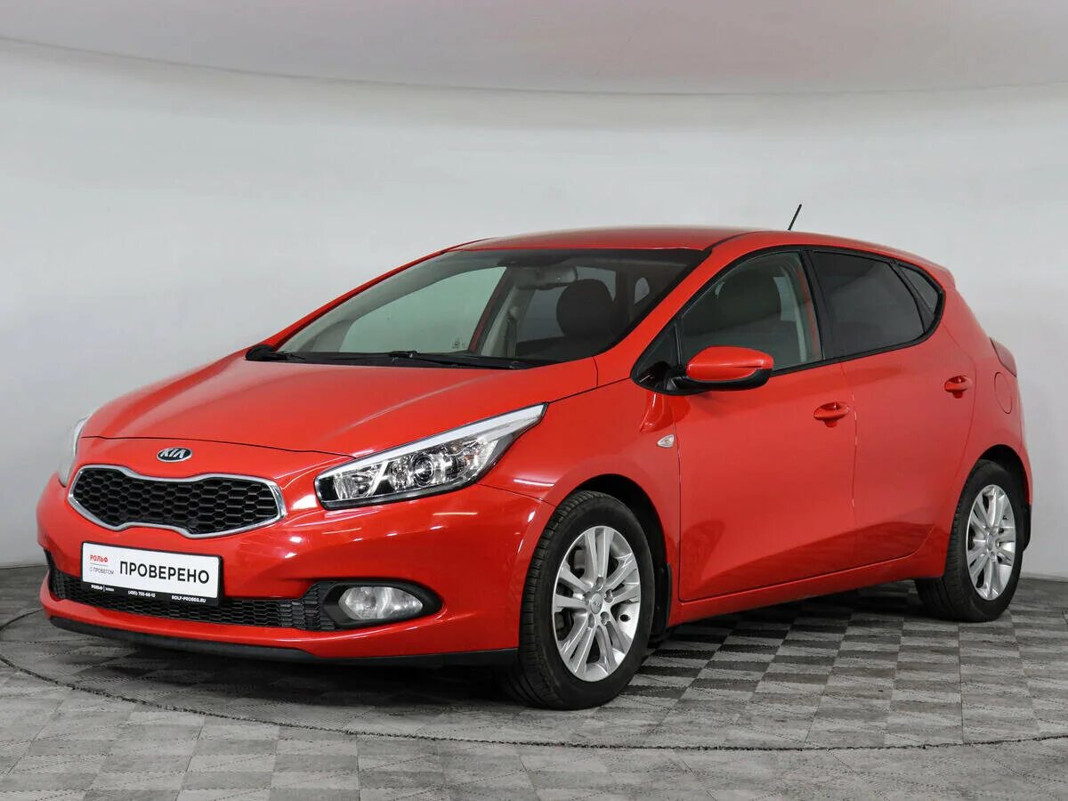 Киа сид 2014 фото Купить б/у Kia Ceed II 1.6 AT (129 л.с.) бензин автомат в Химках: красный Киа Си