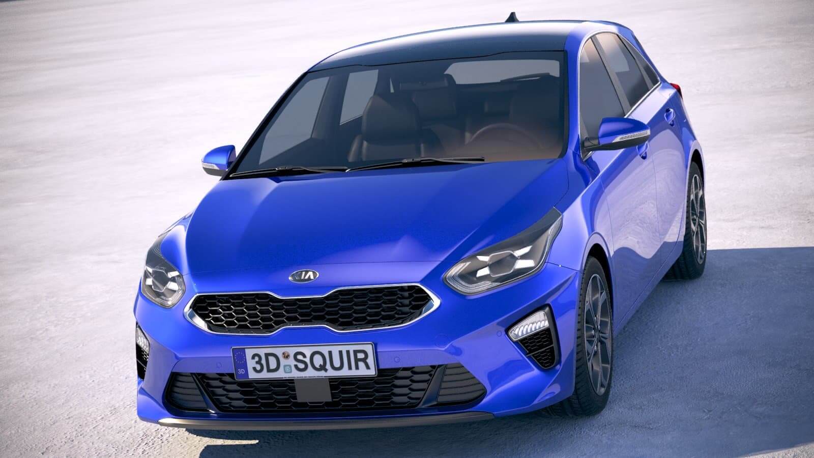 Киа сид 2019 фото Kia Ceed 2019 - 3D Model by SQUIR