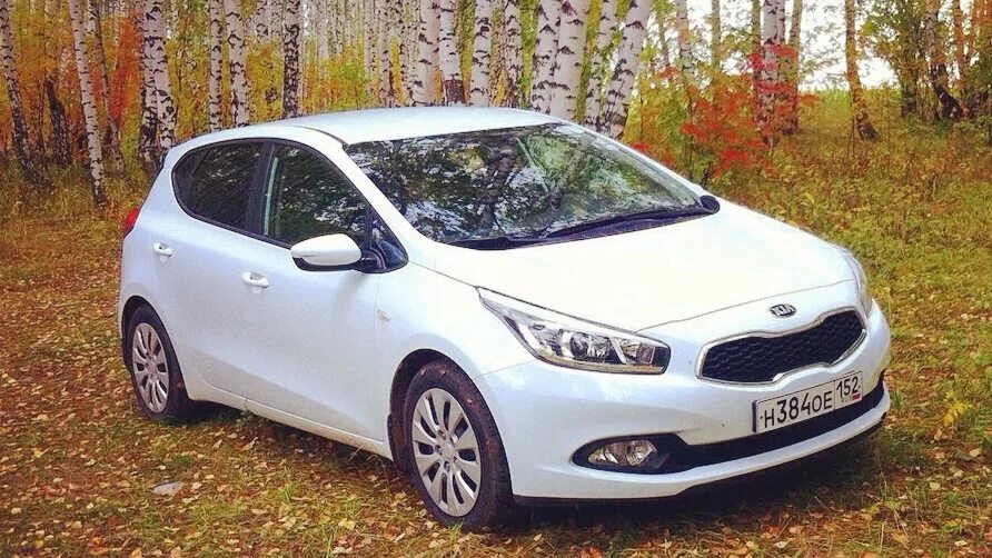 Киа сид белая фото KIA Ceed (2G) 1.6 бензиновый 2014 **White Girl** на DRIVE2