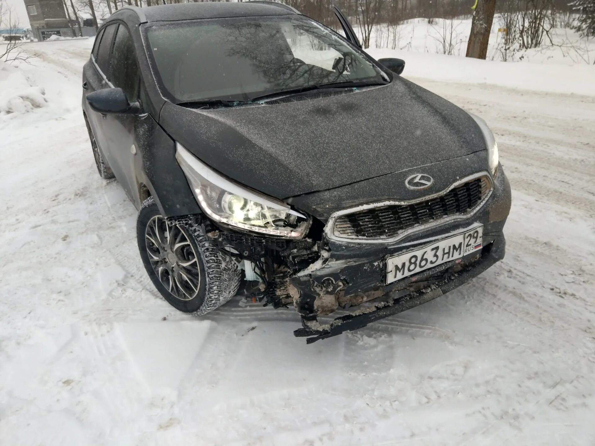 Киа сид дтп фото Последствия аварии - KIA Ceed SW (2G), 1,6 л, 2015 года ДТП DRIVE2