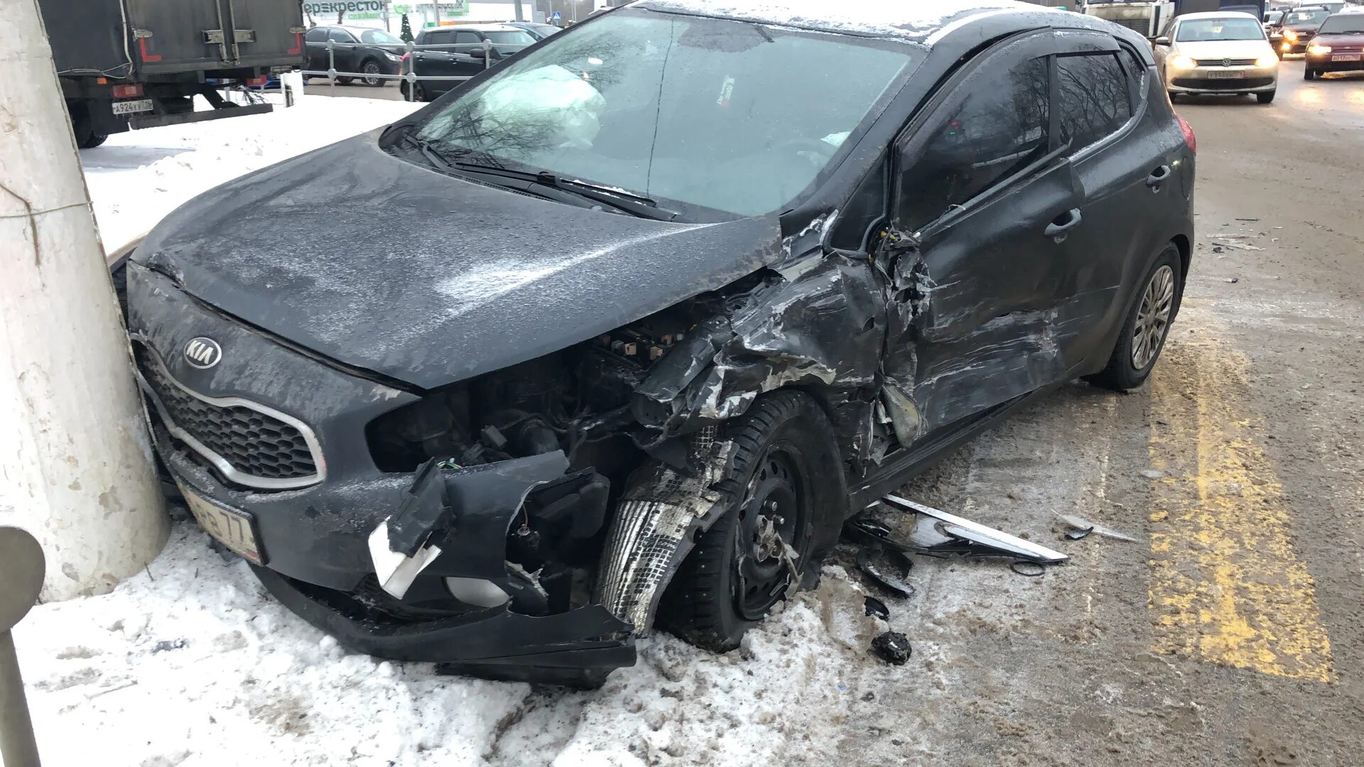Киа сид дтп фото Последняя - KIA Ceed (2G), 1,4 л, 2013 года ДТП DRIVE2