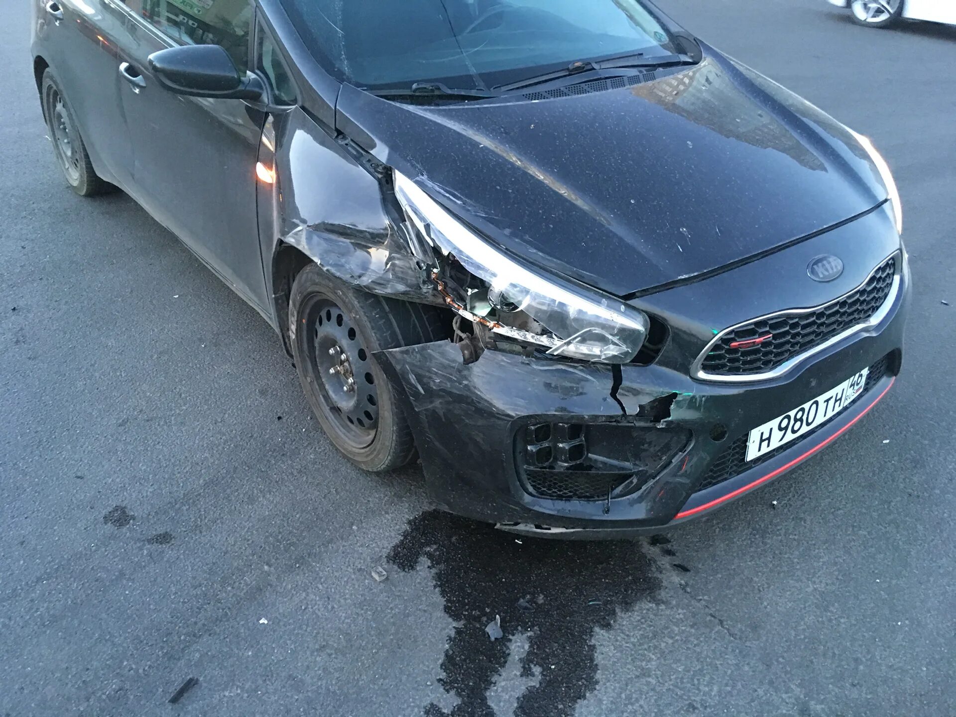 Киа сид дтп фото Печалька ДТП - KIA Ceed (2G), 1,6 л, 2012 года ДТП DRIVE2