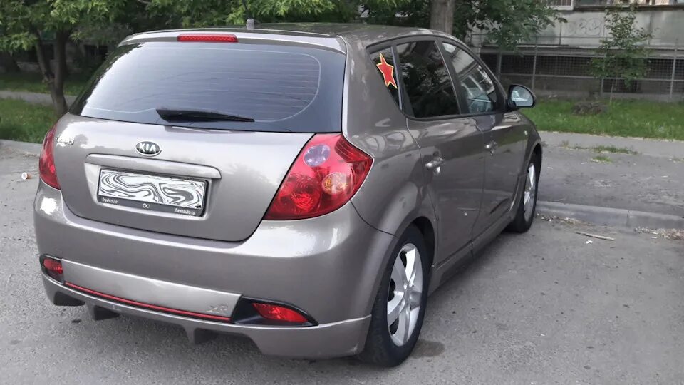 Киа сид ed фото #10. Продаю заднюю накладку бампера (ПРОДАНО) - KIA Ceed (1G), 1,6 л, 2009 года 