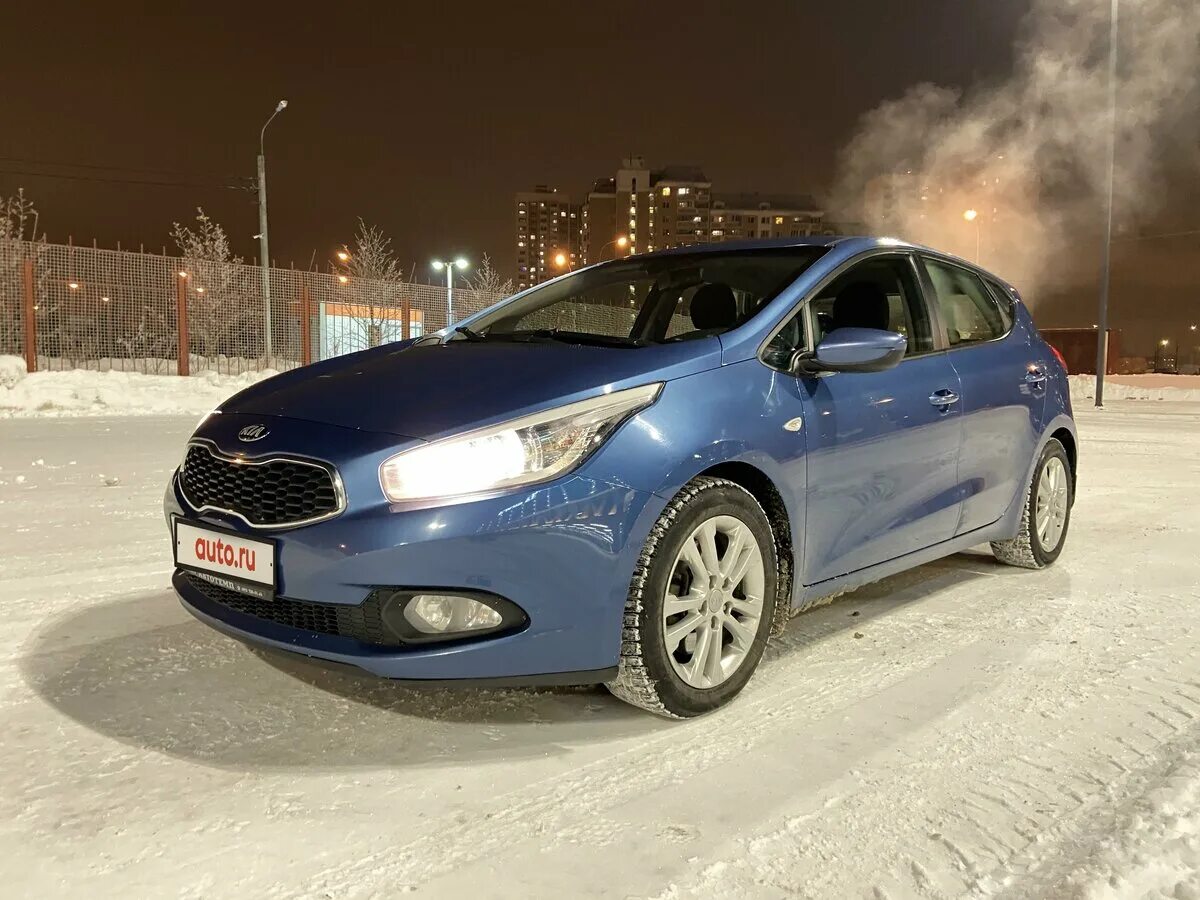 Киа сид синий фото Купить б/у Kia Ceed II 1.6 AT (129 л.с.) бензин автомат в Москве: синий Киа Сид 