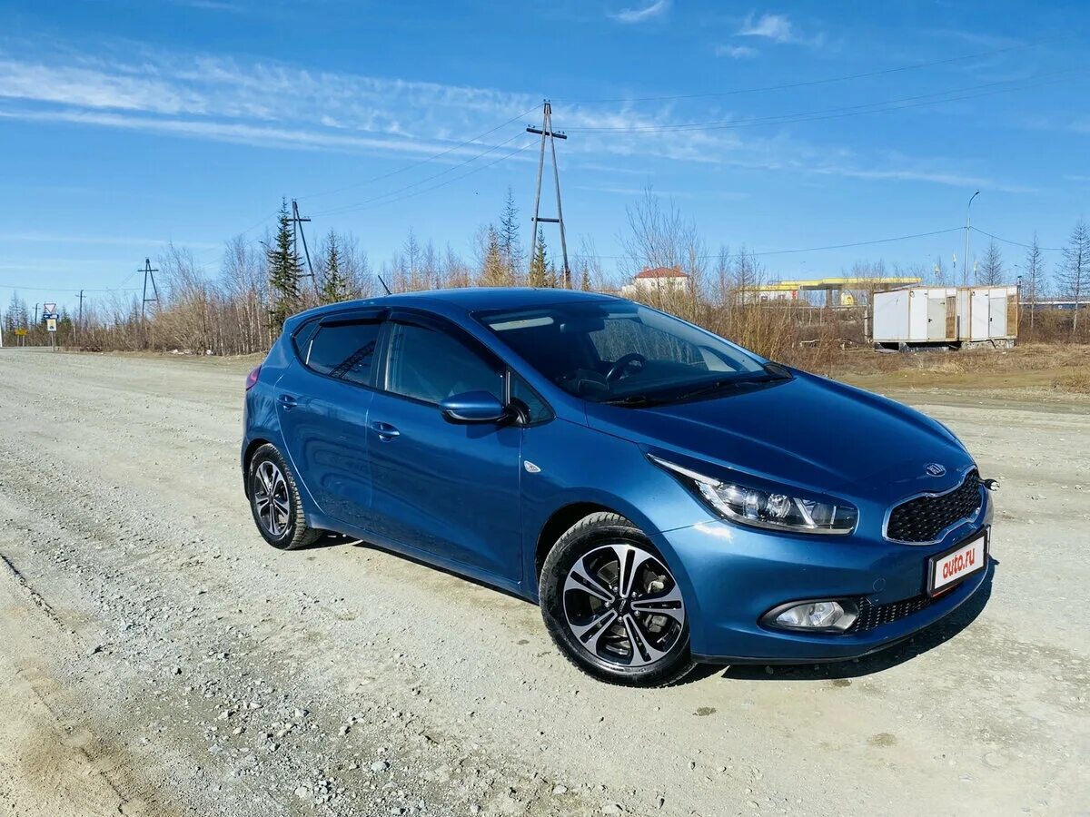 Киа сид синий фото Купить б/у Kia Ceed II 1.6 AT (129 л.с.) бензин автомат в Лабытнанги: синий Киа 