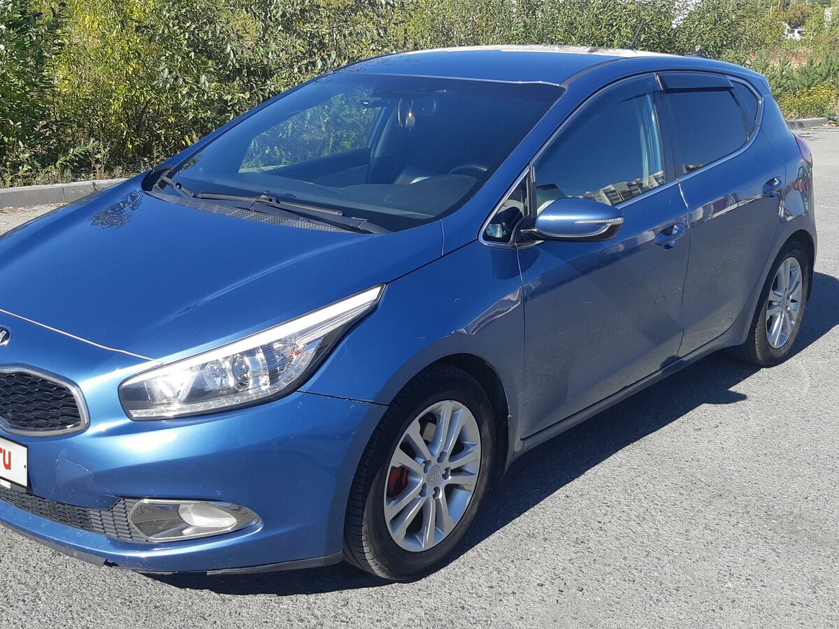 Киа сид синий фото Купить б/у Kia Ceed II 1.6 AT (129 л.с.) бензин автомат в Заречном: синий Киа Си