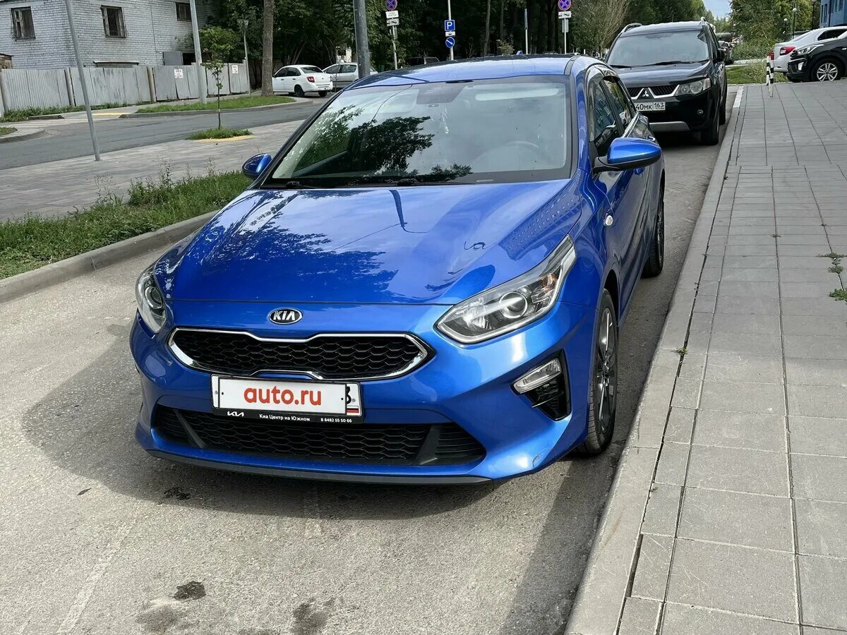 Киа синего цвета фото Купить б/у Kia Ceed III 1.6 AT (128 л.с.) бензин автомат в Самаре: синий Киа Сид