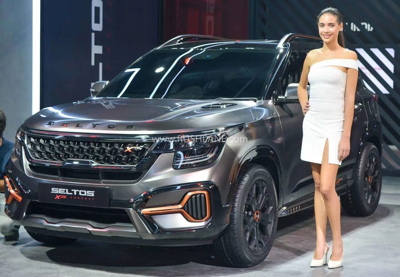 Киа солтес фото Kia Seltos X-Line concept debuts at Auto Expo 2020