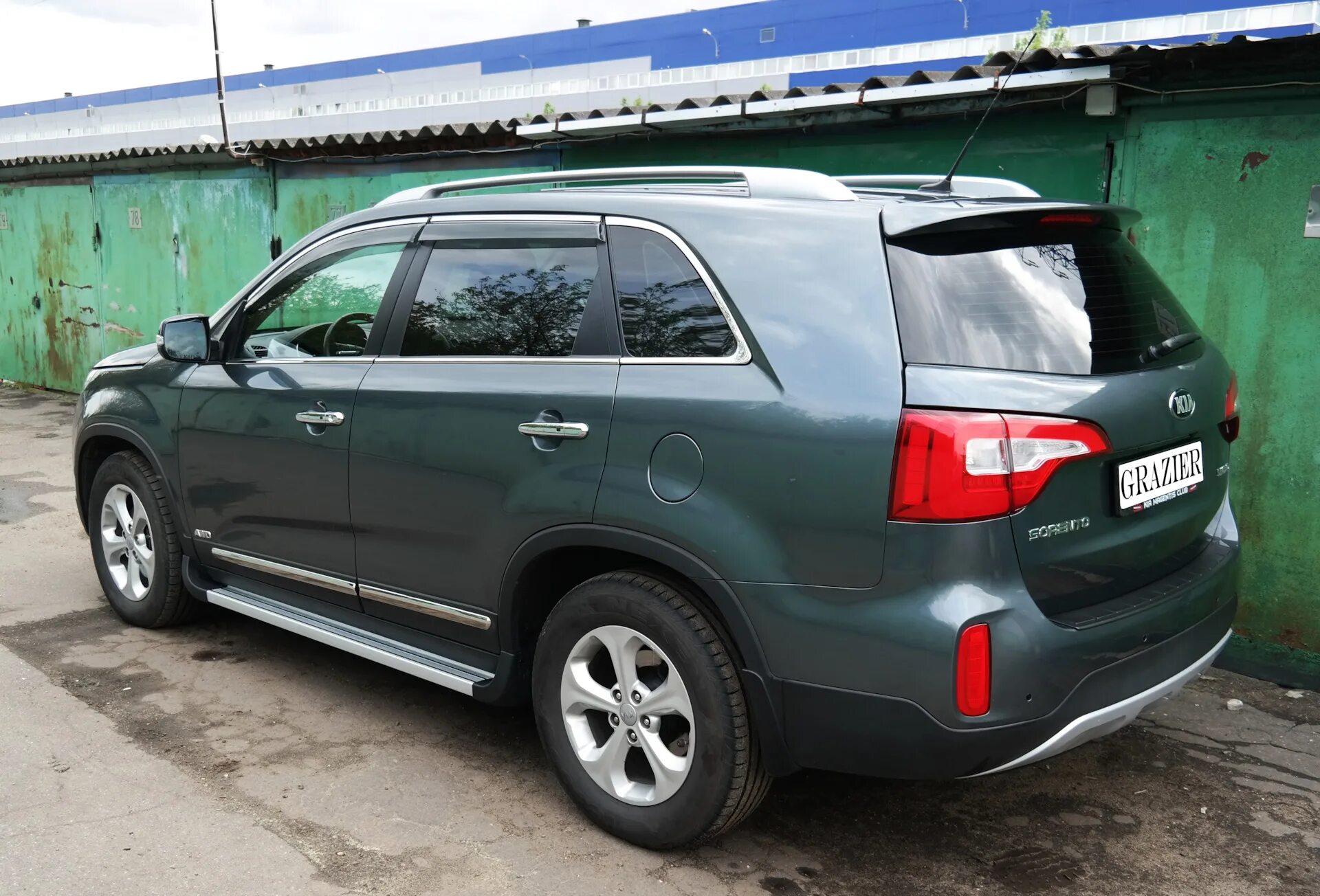 Киа соренто 2 хм фото Редкие пороги на KIA SORENTO XM FL. Мечты сбылись. - KIA Sorento (2G), 2,4 л, 20