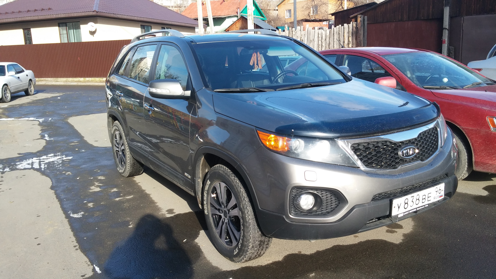 Киа соренто 2 хм фото KIA Sorento (2G) 2.4 бензиновый 2011 ХМ бенз2.4,prem 7 мест на DRIVE2