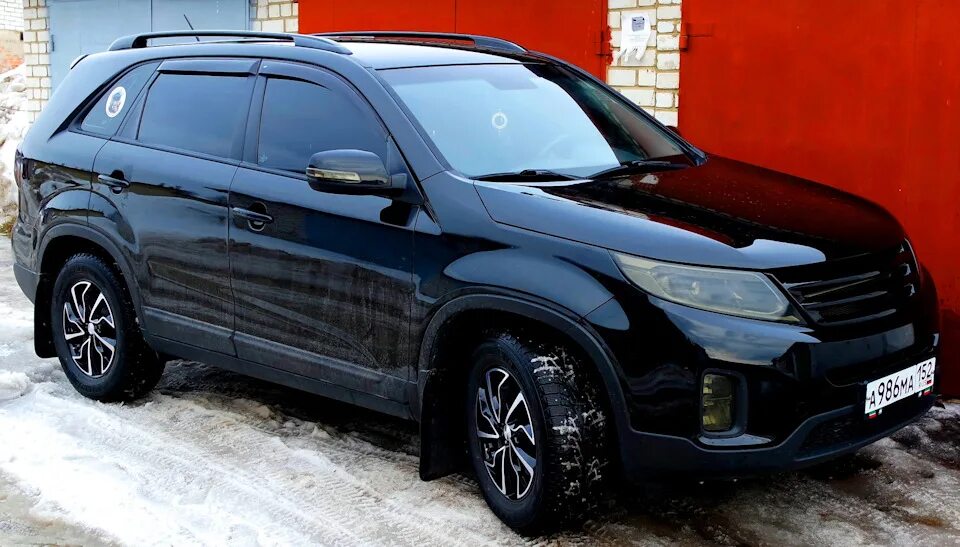 Киа соренто 2 хм фото Тем временем добрался и до рейлингов! - KIA Sorento (2G), 2,4 л, 2014 года стайл