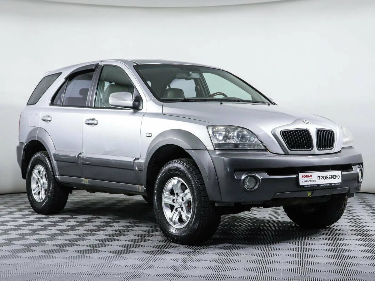 Киа соренто 2005 фото Купить б/у Kia Sorento I 2.5d AT (174 л.с.) 4WD дизель автомат в Москве: серый К