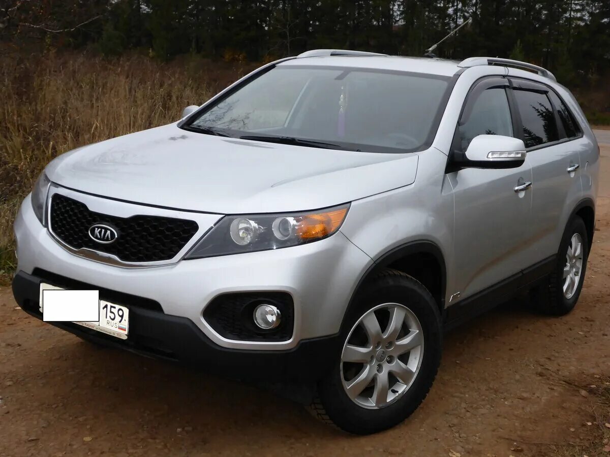 Киа соренто 2011 фото Купить б/у Kia Sorento II 2.4 AT (175 л.с.) 4WD бензин автомат в Очёре: серебрис