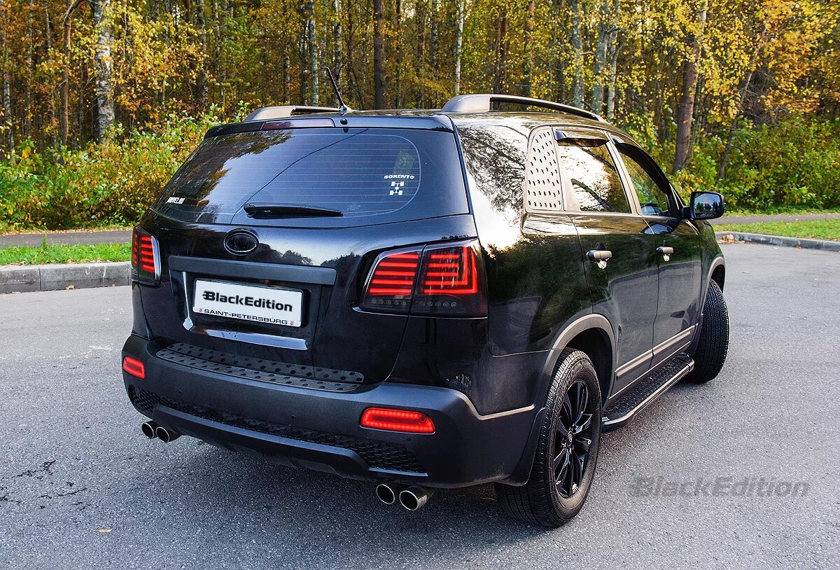 Киа соренто 2016 тюнинг Sorento Black Edition: за кадром - KIA Sorento (2G), 2,4 л, 2012 года наблюдение