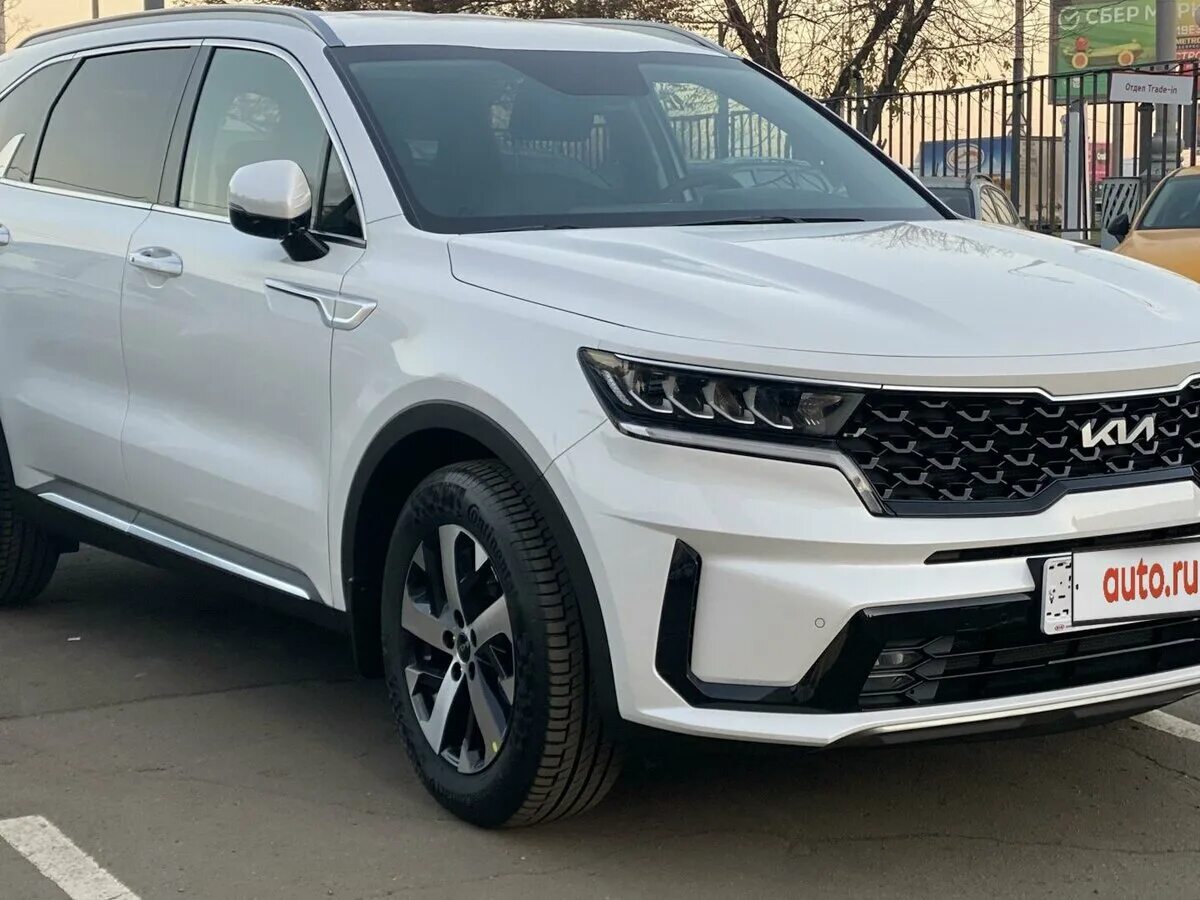 Киа соренто 2022 фото Купить б/у Kia Sorento IV 2.5 AT (179 л.с.) 4WD бензин автомат в Москве: белый К