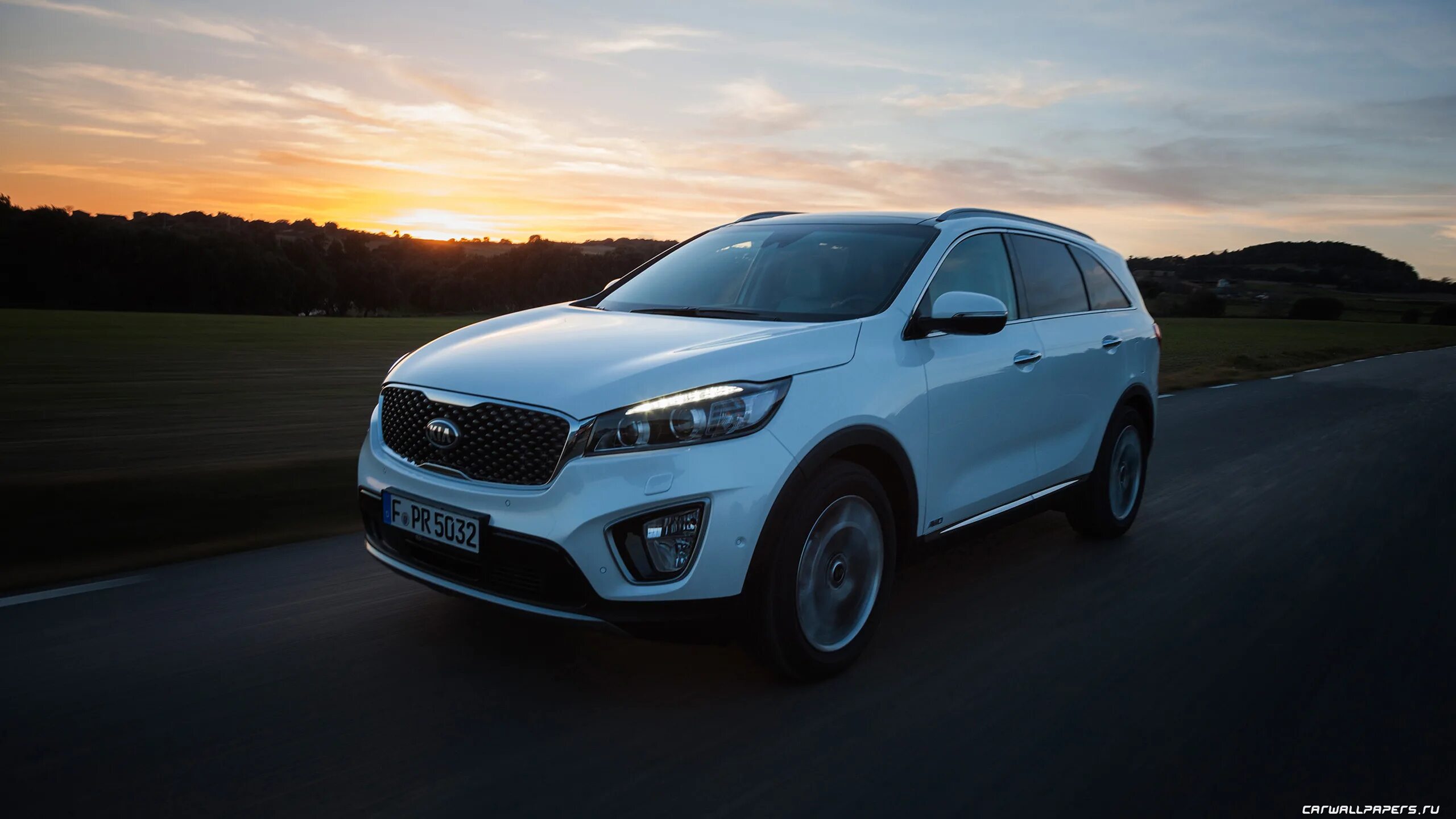 Киа соренто 3 фото Обои на рабочий стол автомобили Kia Sorento EcoDynamics - 2015