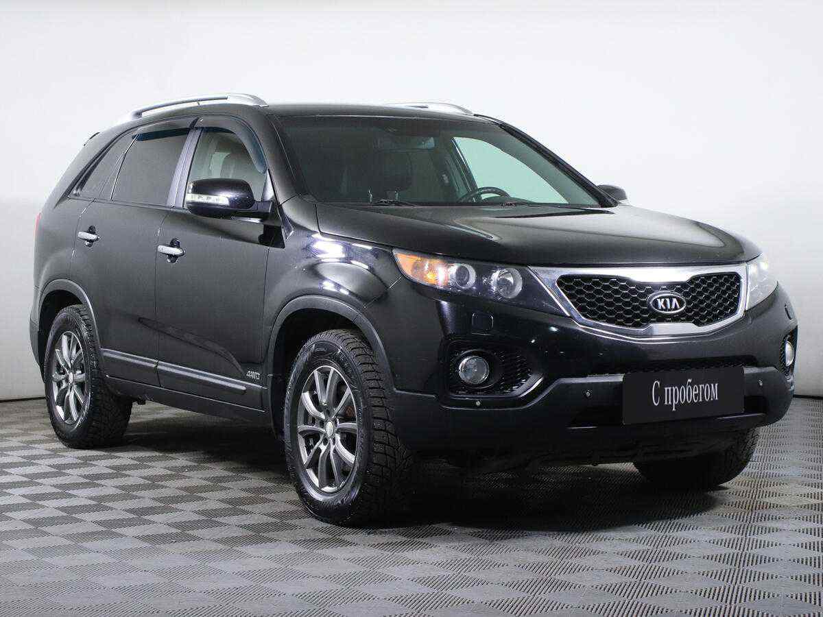 Киа соренто фото и цена KIA Sorento Черный 2012 с пробегом 268 064 км. в АЦ Стеллар в Санкт-Петербурге