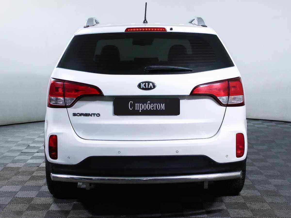 Киа соренто фото сзади KIA Sorento Белый 2013 с пробегом 119 243 км. в автоцентре Крост в Ростове-на-До