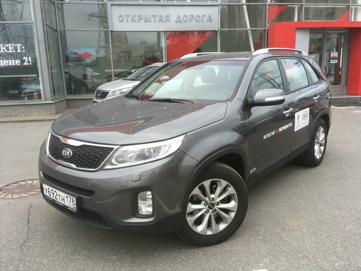 Киа соренто серая фото Купить б/у Kia Sorento II Рестайлинг 2.4 AT (175 л.с.) 4WD бензин автомат в Санк