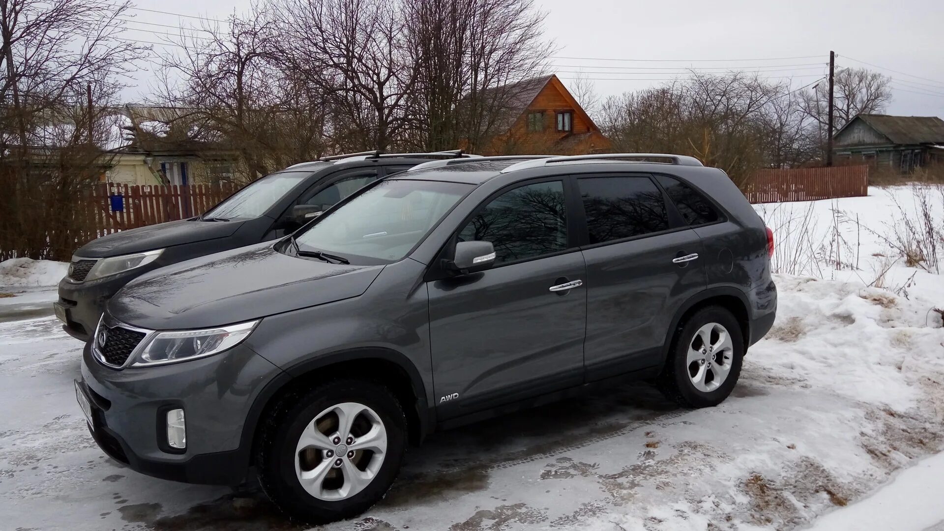 Киа соренто серая фото KIA Sorento (2G) 2.4 бензиновый 2014 "Серый Медведь" на DRIVE2